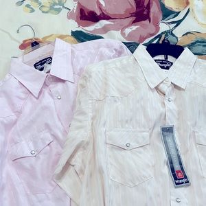 Wrangler long sleeve shirts